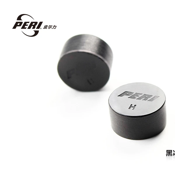 Peri Black Ice 14mm S Hardness Billiard Cue Tip for Pool and Carom