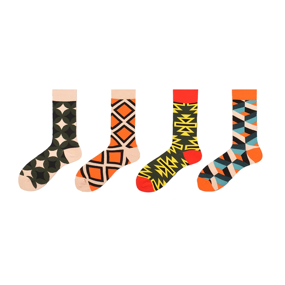 

CYSHMILY New Design Amazon Hot Selling Men Dress Crew Happy Socks