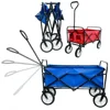 Deluxe Folding Utility Beach Cart Portable Large Shopping Wagon Garden Cart