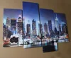 New York night view canvas prints modern painting for living room