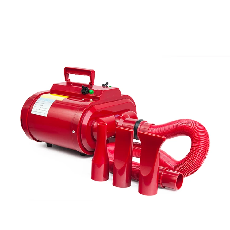 
Fast red professional high velocity blower pet grooming dryer 