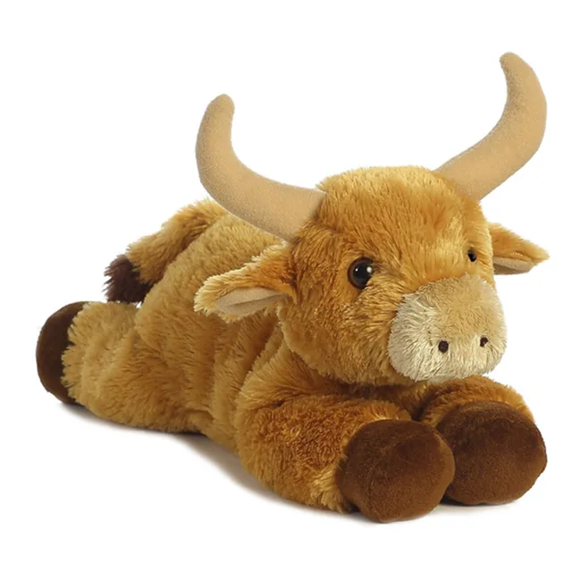 plush stuffy highland cow soft toy