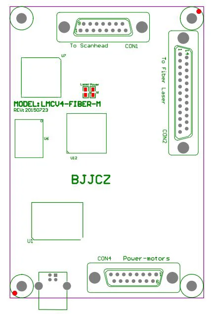 Fiber Laser Control Board/Card For Laser Marking/Engraving with Ezcad (Simplified Version)
