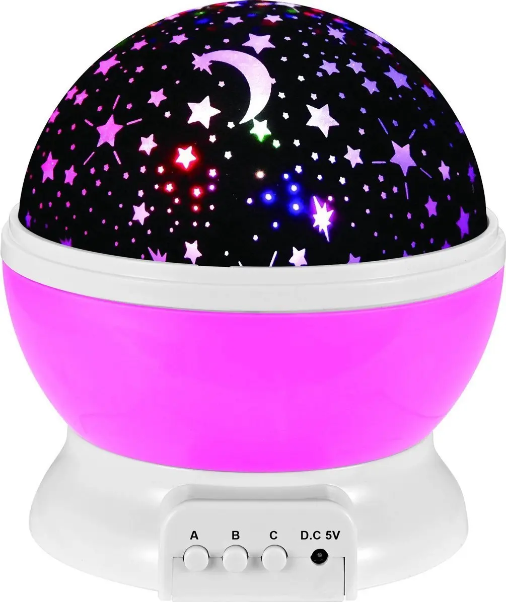 lizber baby night light moon star projector