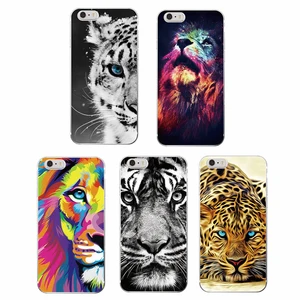 Fashion Lion Tiger panther Leopard Soft TPU Case  For iphone7 XR Xs Max
