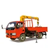 LYUE Mini Truck Mounted Crane 4 Tons with Basket and Auger