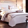 240 TC 40S*40S 4 Pieces Bedding Set Plain White Bedding 5 star Hotel Bed Clothes with Good Quality