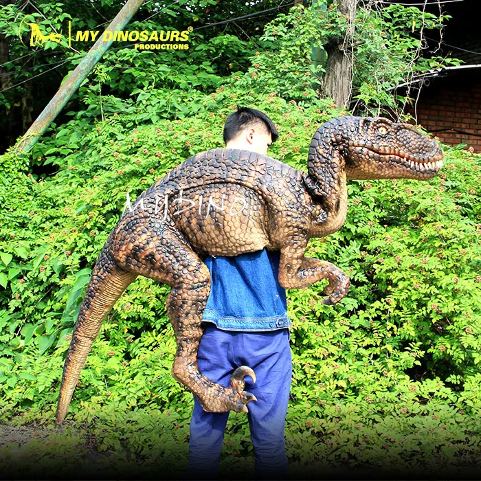 

MY Dino DP034 Walking Dinosaur Puppet Rubber Costume Kids Dinosaur Costume, Realistic simulation color / customized