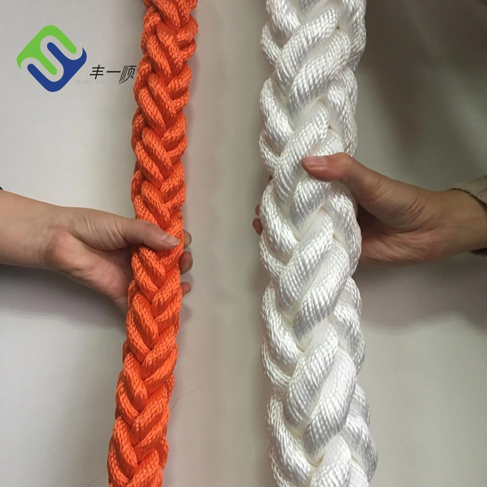 8 Strands Polyester 40mm/48mm/56mm Mooring Rope na May CCS Certificate