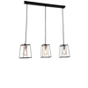 Vintage iron art 3 head window cafe restaurant iron frame Pendant light