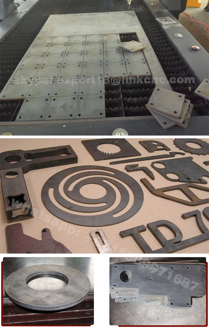 Fast speed high cutting performance plasma cutter with sawtooth table , cnc plasma cutting machine