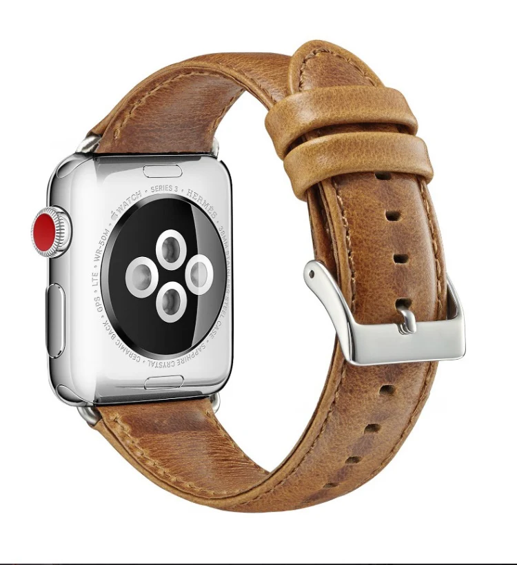 

for Apple Watch Band, Genuine Leather Watch Band for Apple Watch Strap, Brown;coffee;red;blue;green