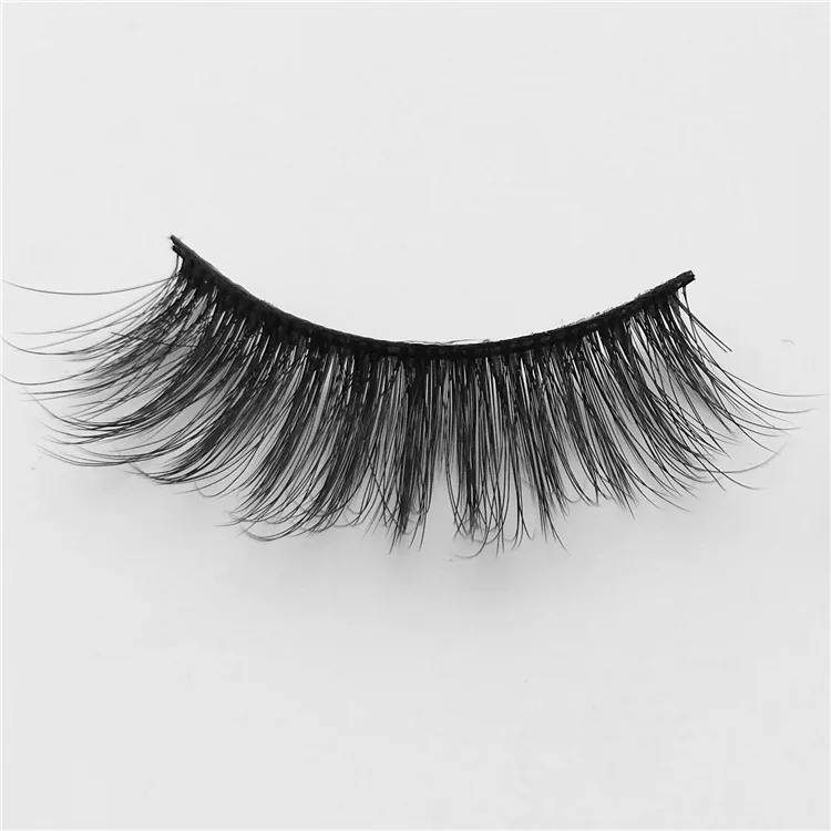 

Professional Vendor of Natural looking handmade Dual Synthetic fiber curled False Eye Lashes3D long Eyelashes SF5D09
