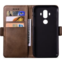 

2019 New Retro PU Leather Strong Magnet Book Mobile Phone Case For Huawei Mate 10 Pro