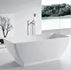 Italian Style Acrylic Polymer Stone Freestanding Spa Bathtub