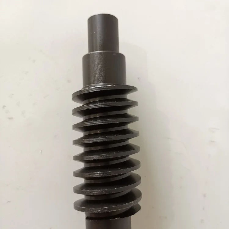 custom logo worm  gear and worm shaft  