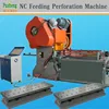 High quality perforation machine with NC feeder to punch hole for steel and aluminum