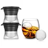 BPA Free DIY Creative Large 2.5'' Sphere Ice Cube Ball Mold for Whiskey