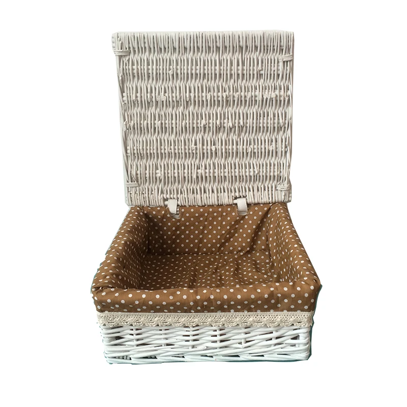 Black Nylon Belts Woven Baskets With 2 Drawer Metal Frame Shelves