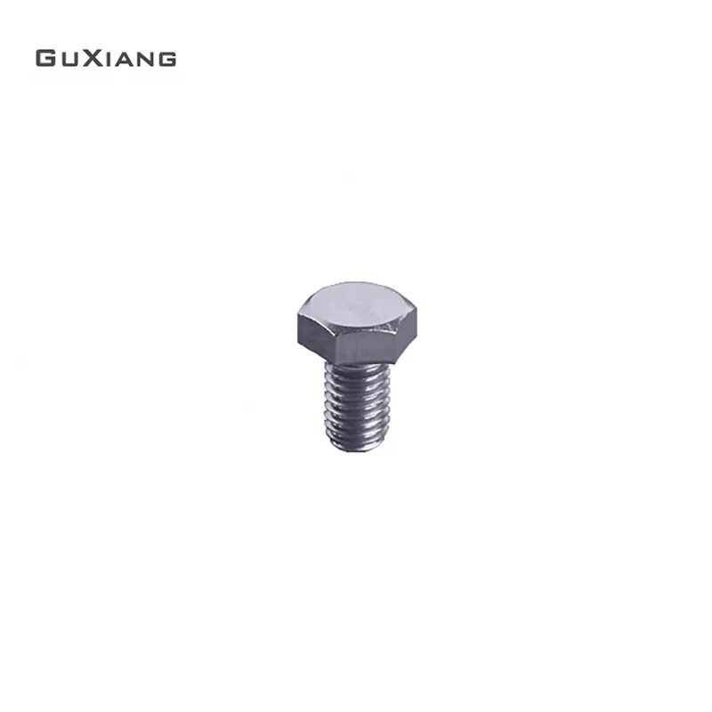 
White Zinc Plated Galvanized Carbon Steel Hexagon bolts for industry 