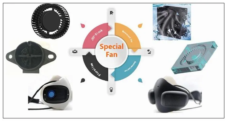 Small Centrifugal Axial Fan, 100X25MM, 1025, 24V - detail 18