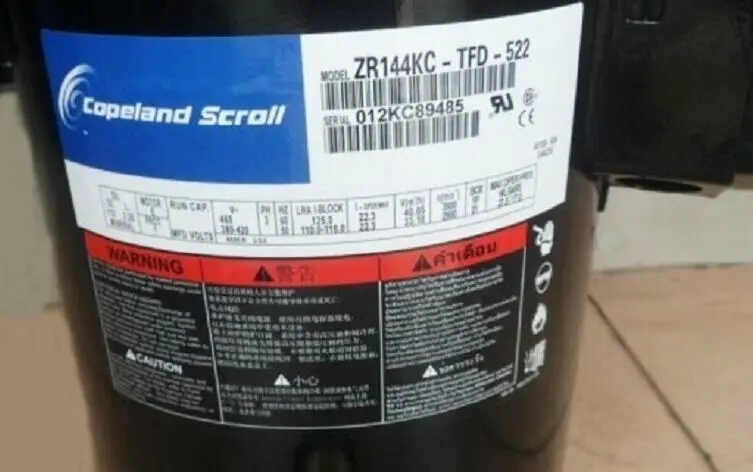 zr144kc-tfd-522 ZR copeland scroll refrigeration compressor price list