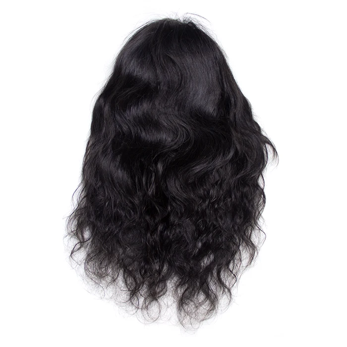 

Best Affordable wholesale Brazilian Hair For Sale Human Milky Wavy Hair Extensions Lace Front Wigs, Natural color #1b