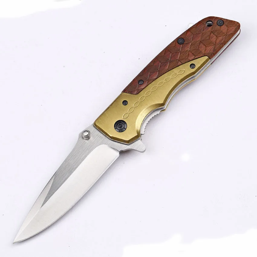 

Hot Sale DA77 Folding Survival camping Combat Knife For Hiking