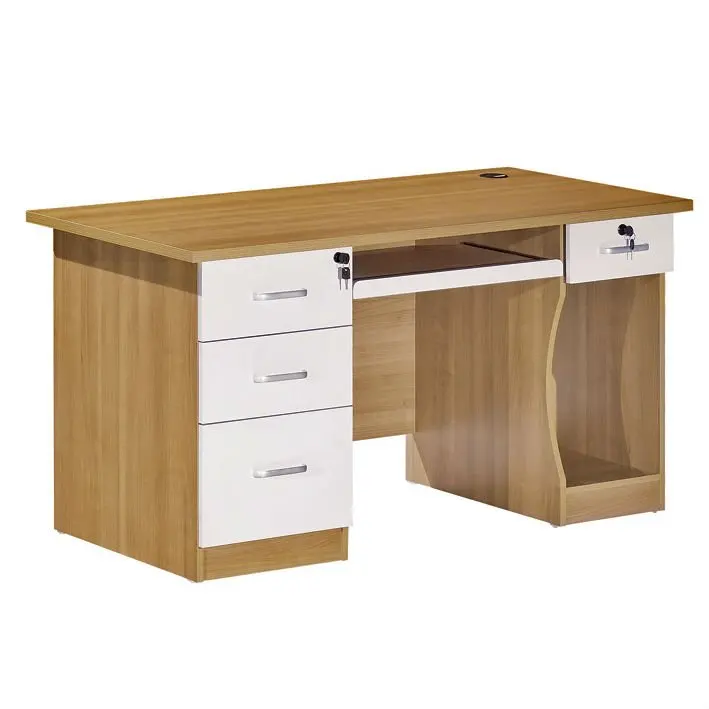 Partical Board Computer Table With Storage Drawers Fc1411 Computer Table With Storage Drawers
