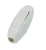 small on off push button cord inline switch green head