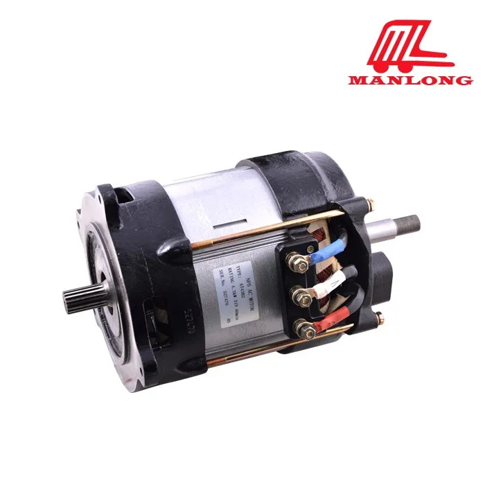 Electric Forklift Spare Part Traveling Drive Motor 48v 4.3kw Used For