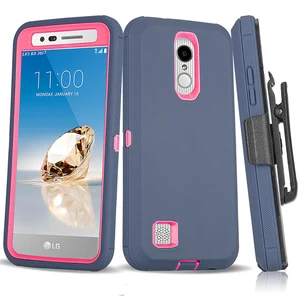 Hybrid Holster Belt Clip Defender Case LG Aristo K8 2017 Aristo 2 LV3 2018 Aristo 3