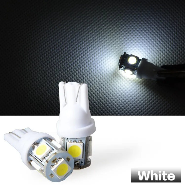 Super quality white/ blue/ red/ yellow auto doom light, t10 5050 5smd