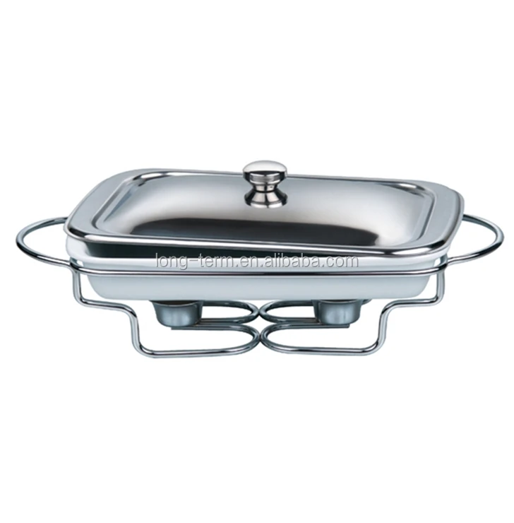 L4017a Hot Sales Ceramic Chafing Dish With Stainless Steel Lid L4017a Hot Sales Ceramic Chafing Dish With Stainless Steel Lid