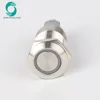 XL12N/FJ-12VBR 12mm 12v blue ring illuminated latching metal brass push button pushbutton switch