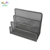 office powder coated iron wire mesh metal punched desktop stacking file organizer mail sorter paper document letter holder