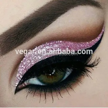 natural glitter eye makeup