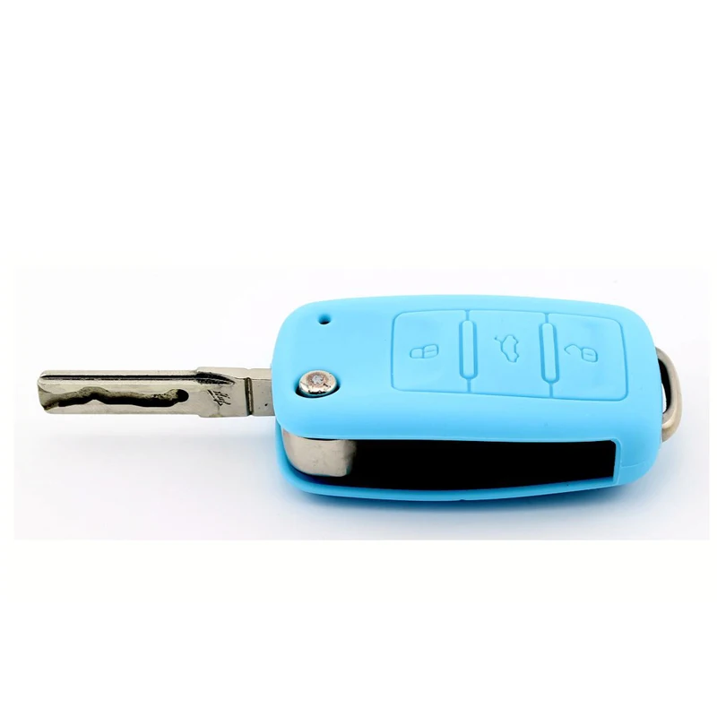 Silicone Remote Flip Key FOB Silicone Case Cover For VW Volkswagen New