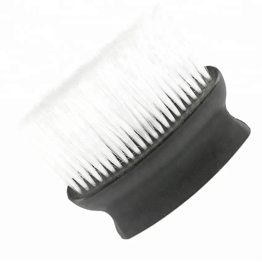 

Soft Hairdressing Cleaning Brush Barber Neck Duster Plastic Handle Nylon Salon Duster Brush, White