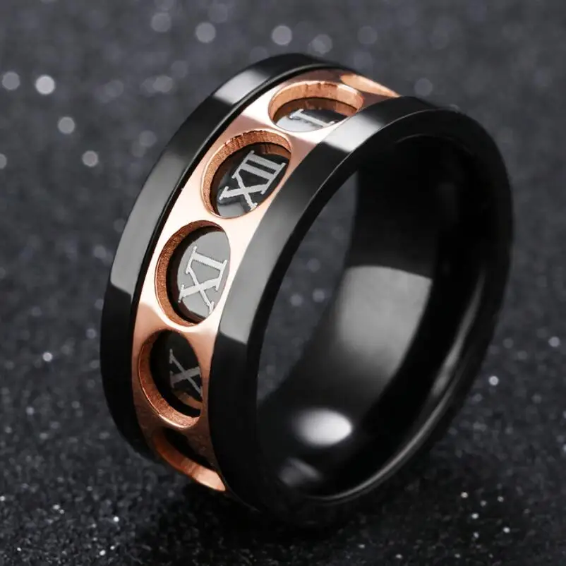 

Stylish personality can turn the ring of twelve Roman numerals