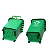 Outdoor used segregated large 50L plastic waste bins dustbin with wheels