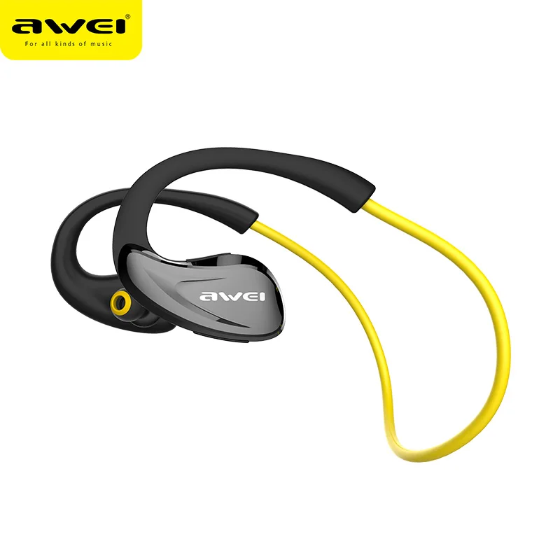 

AWEI CSR chipset sport hifi headset wireless bluetooth headphone, Black;blue;red;yellow