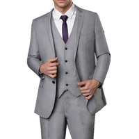 

China Manufacture Grey Slim Fit Costume Homme Tailored Suit For Male