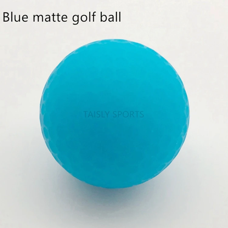 
colorful 2 piece matte golf balls tour quality soft golf matte ball 