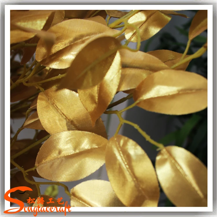 3 Meter Large Outdoor Indoor Decorative Tree Gold Artificial Tree