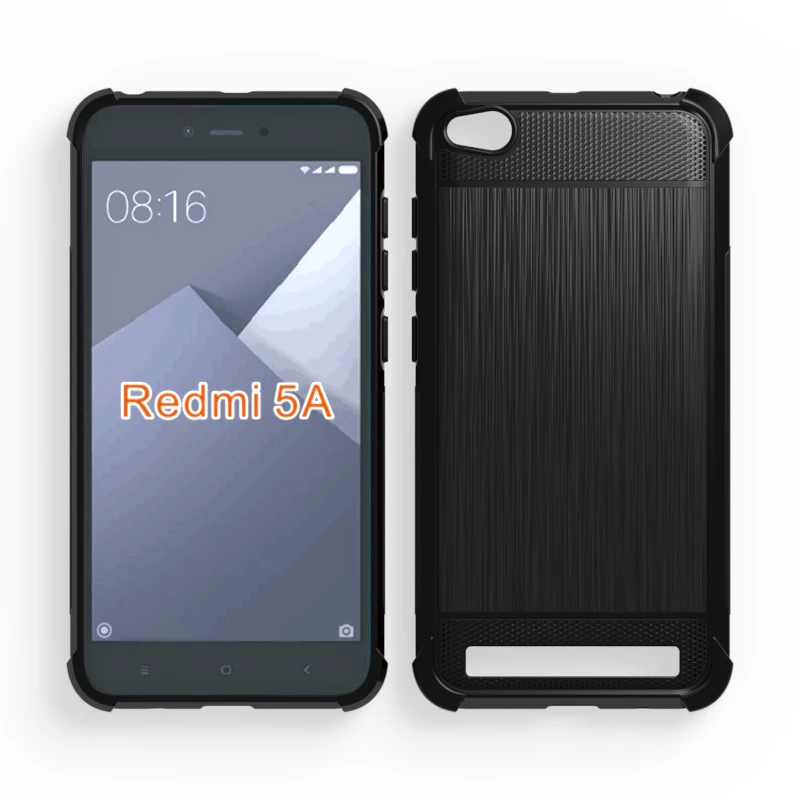 

Fashion Wire Drawing Soft TPU shockproof Phone Shell Case For xiaomi redmi 5A, Various colors available