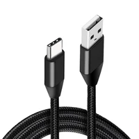 

Manufacturer 1m 2m 3m OEM Nylon Braided Fast Charging USB Type c cable