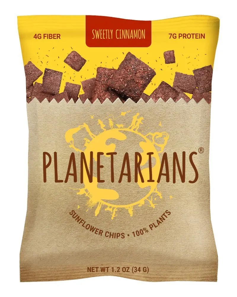 Buy Planetarians Healthy Snacks Baked Chips Vegan Protein Chips 7g High Fiber Crisps 4g Plant Based 130cal Sweetly Cinnamon Chips Snack Pack Sunflower Chips 6 Bulk Individually Wrapped Snacks In