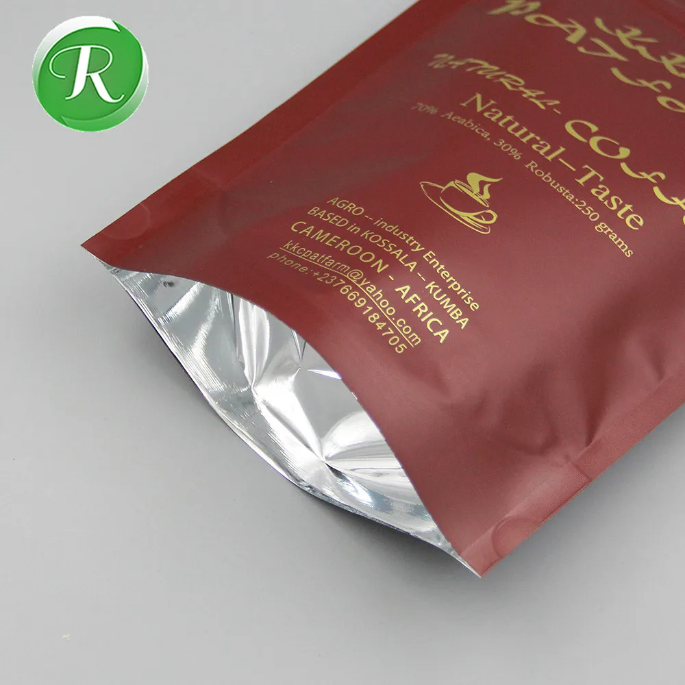 تغليف المواد الغذائية 50g 100g 250g 500g 1 كجم أكياس تغليف الب ن حقيبة ورقية لكرافت بني للقهوة Buy 100g 250g أكياس تغليف الب ن أكياس تغليف الب ن الغذاء التعبئة والتغليف 50g 100g 250g 500g