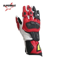

Motorcycle Gloves GP PRO For Men Genuine Goatskin Leather Long Full Finger Male Motorbike Glove Cycling Racing Motocross Luvas